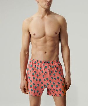 Трусы (2 шт) мужские семейные Atlantic 2MBH-005, темно-синий + коралловый