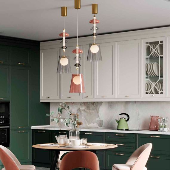 Подвесной светодиодный светильник Odeon Light Exclusive Amore 5411/18LA