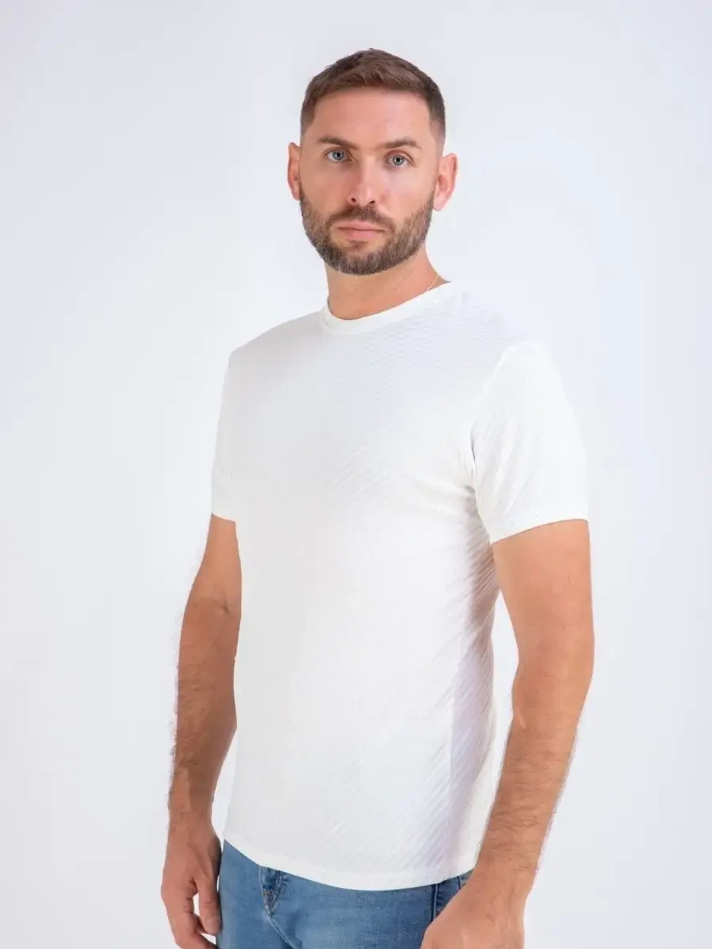 Футболка мужская однотонная базовая