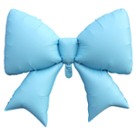 Шар фольгированный Бант 99 см (Голубой)