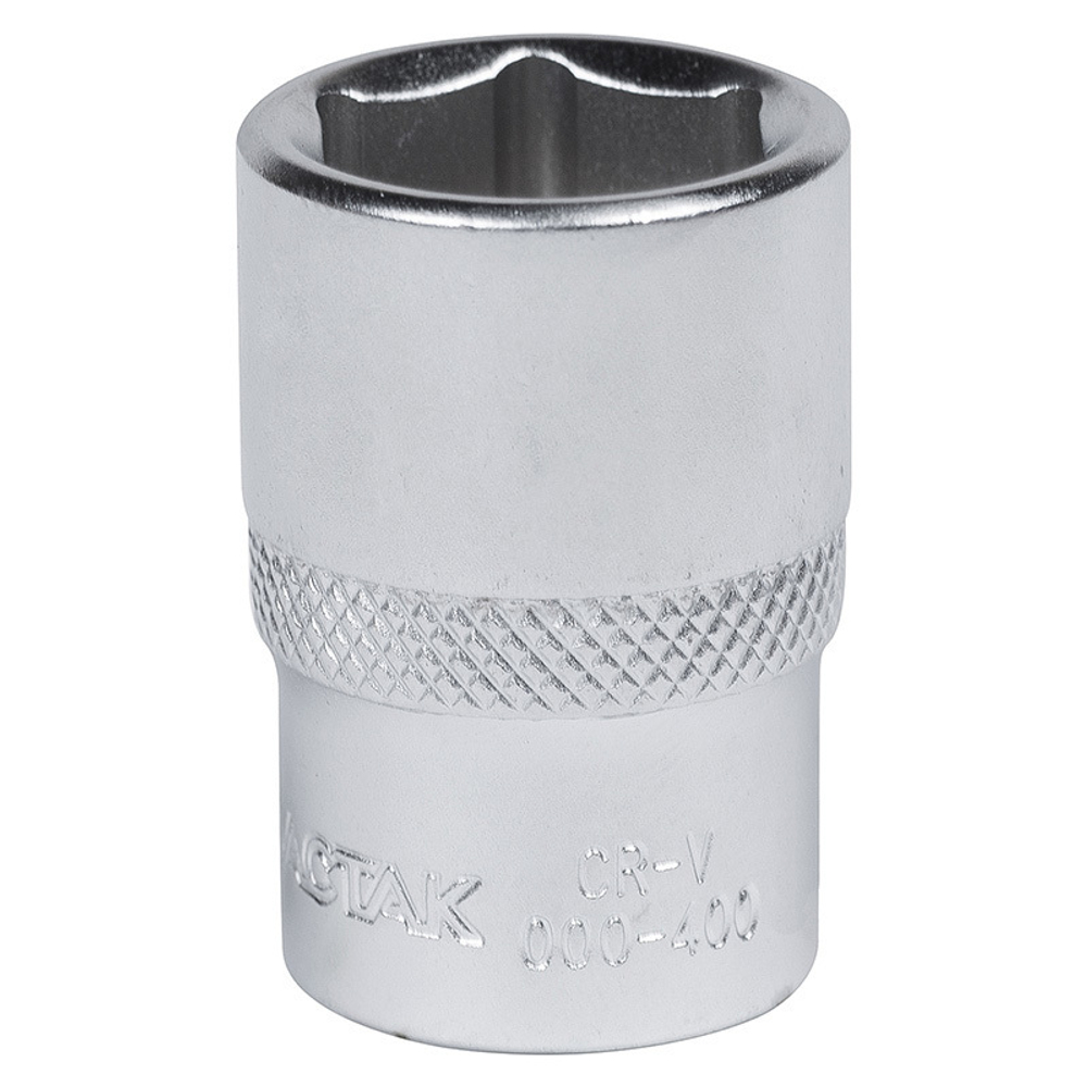 МАСТАК (000-40019) Головка торцевая стандартная шестигранная 1/2", 19 мм