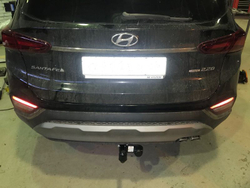 Фаркоп Sheriff для Hyundai Santa Fe IV (TM) 2018- (паспорт и сертификат в комплекте)(без электрики)арт.3877.12