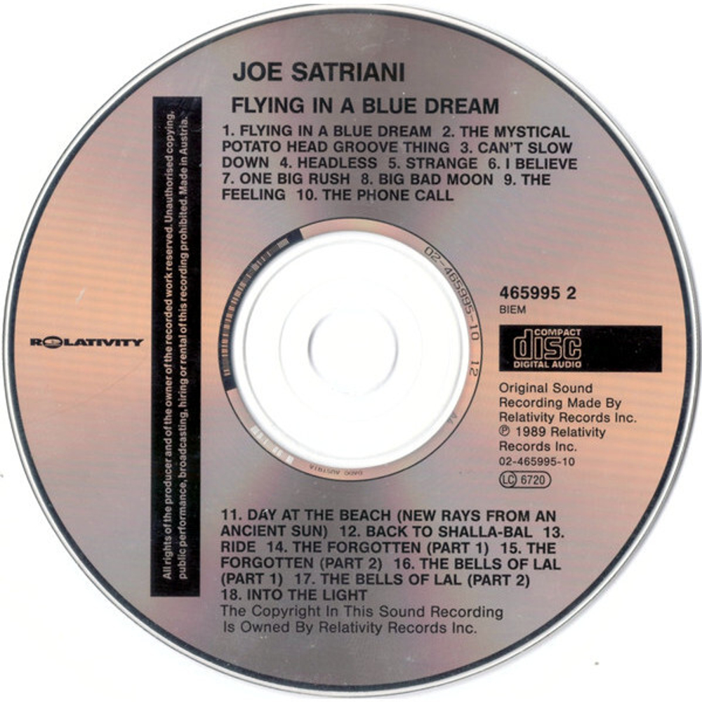 Joe Satriani / Flying In A Blue Dream (CD)