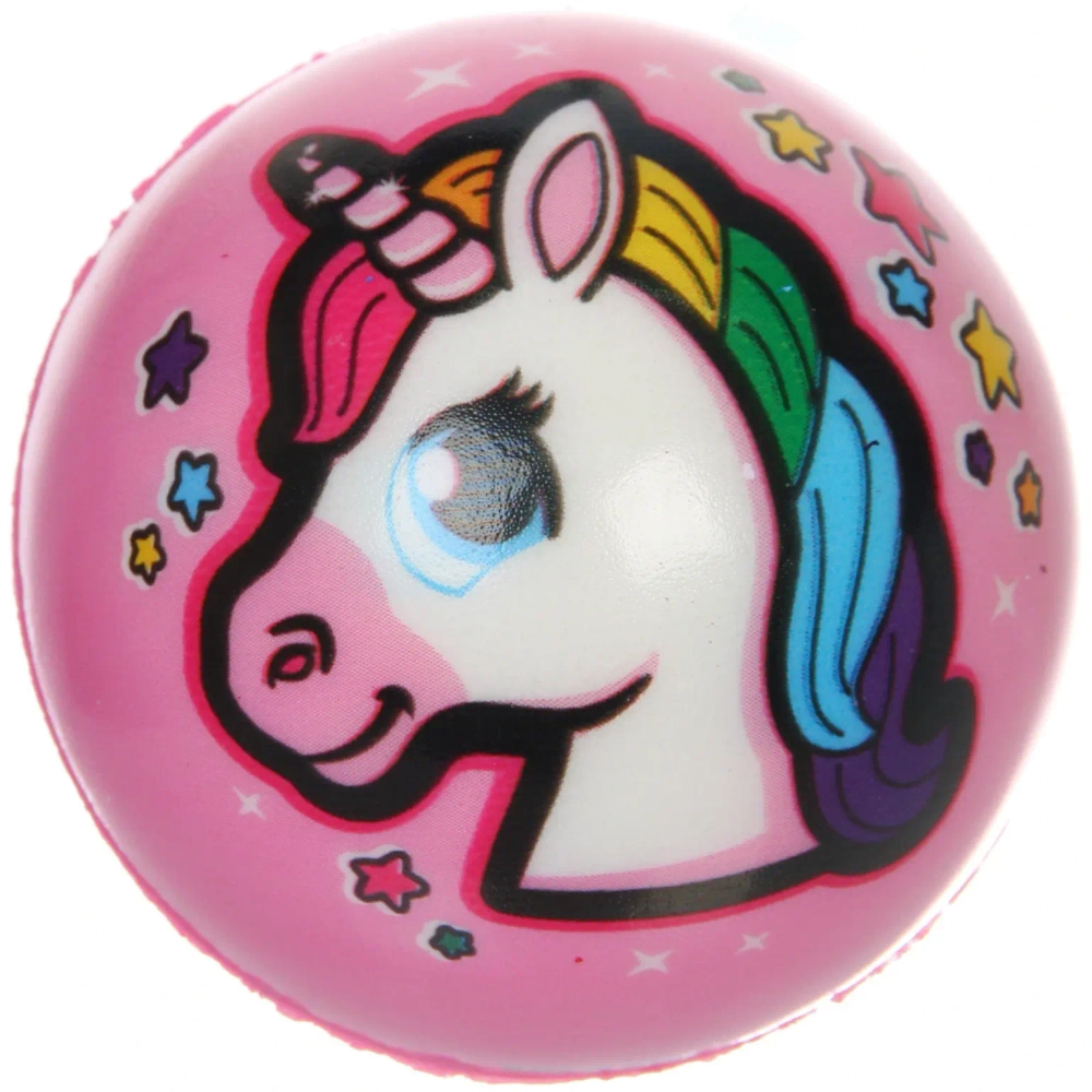 Мяч 7,6 см «Единорог» (антистресс), микс СТИКЕР НА ВЛОЖЕНИЕ