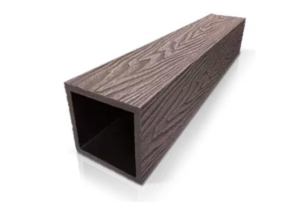 Столб опорный 3D из ДПК  100*100*3000