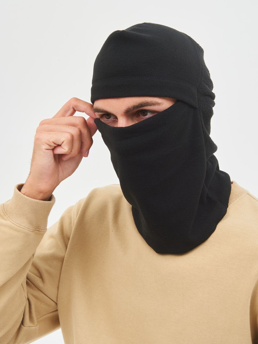 Балаклава Флис (280гр/м) цвет Черный