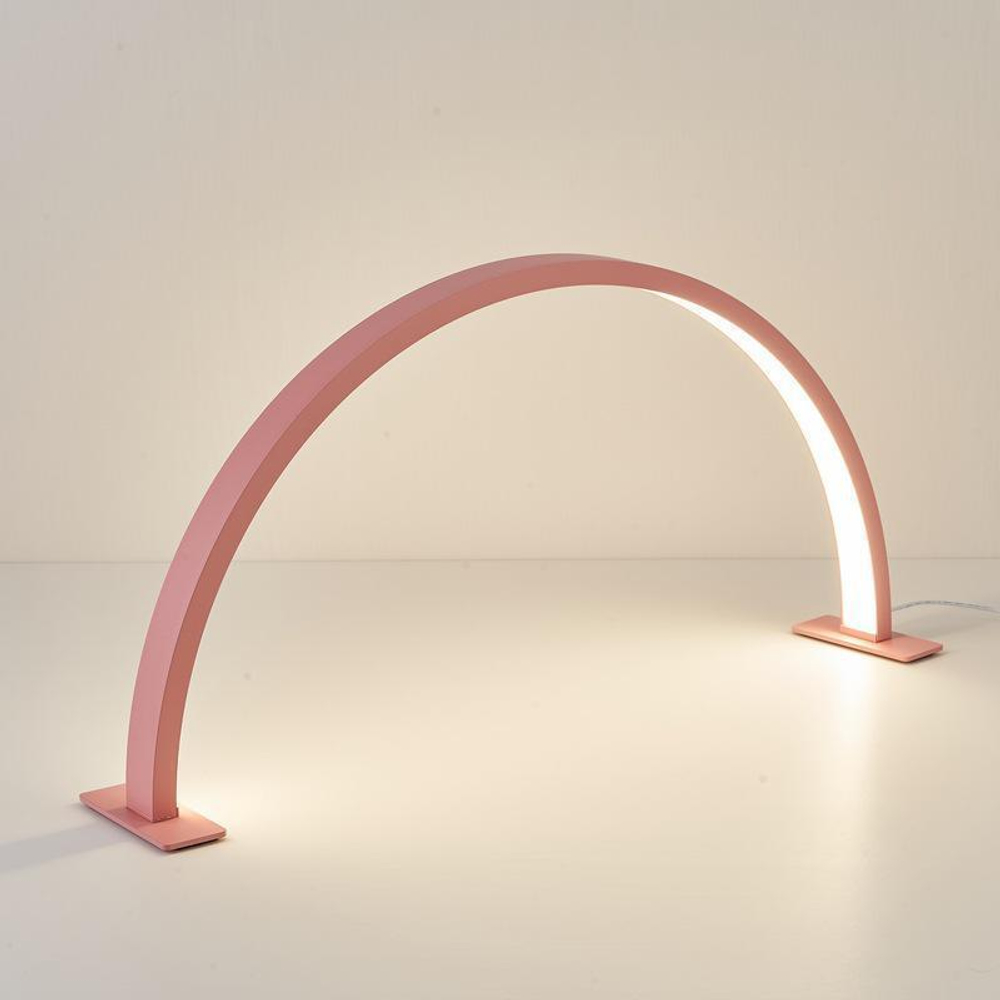 НАСТОЛЬНАЯ БЕСТЕНЕВАЯ LED ARC LAMP, PINК