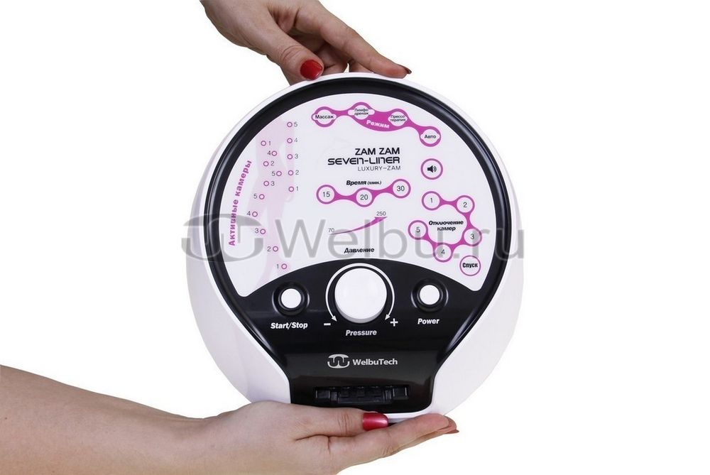 Аппарат для лимфодренажа и массажа WelbuTech Seven Liner Luxury Zam, стандартный комплект, размер XL (новый тип стопы)