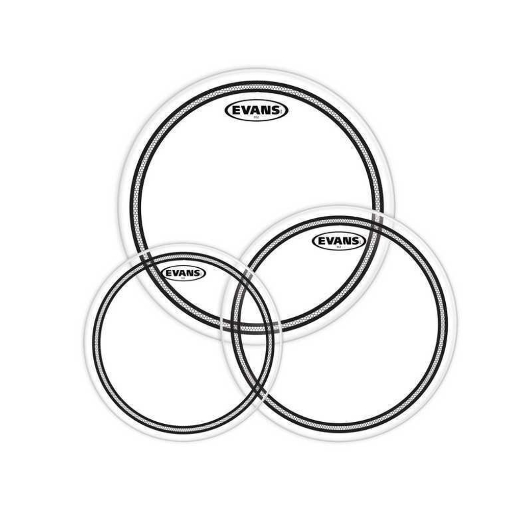 ETP-EC2SCLR-F EC2 Clear Fusion Набор пластика для том барабана 10"/12"/14", Evans
