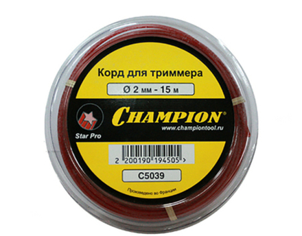 Леска CHAMPION Star Pro 2,0*15 м (звезда)   C5039