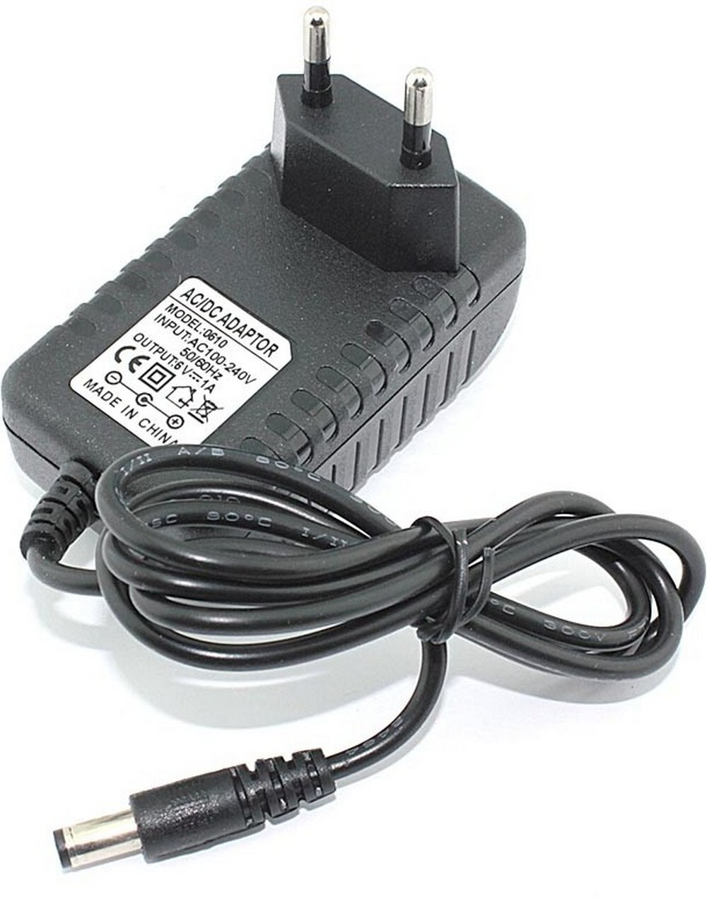 Адаптер питания LX-0601 (6v/1A) штекер 5.5мм.