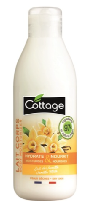 COTTAGE Молочко для тела ВАНИЛЬ/ Body Moisturizer – Vanilla Milk - Dry Skin, 200 мл