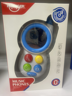 Детская игрушка "Телефон" с музыкой, цвета в ассортименте