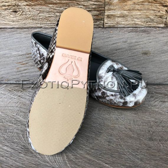 Лоферы из кожи питона SH-128
