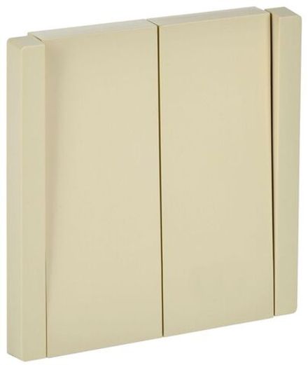 Выключатель проходной 2-кл. СП FORTE&PIANO 10А FP407 ваниль IEK FP-V22-0-10-1-K10