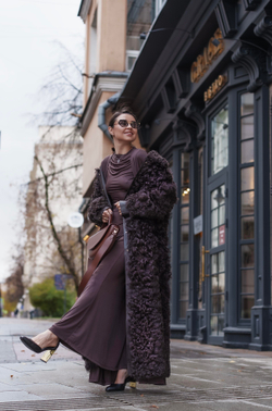 Дубленка "Спелый Каштан"