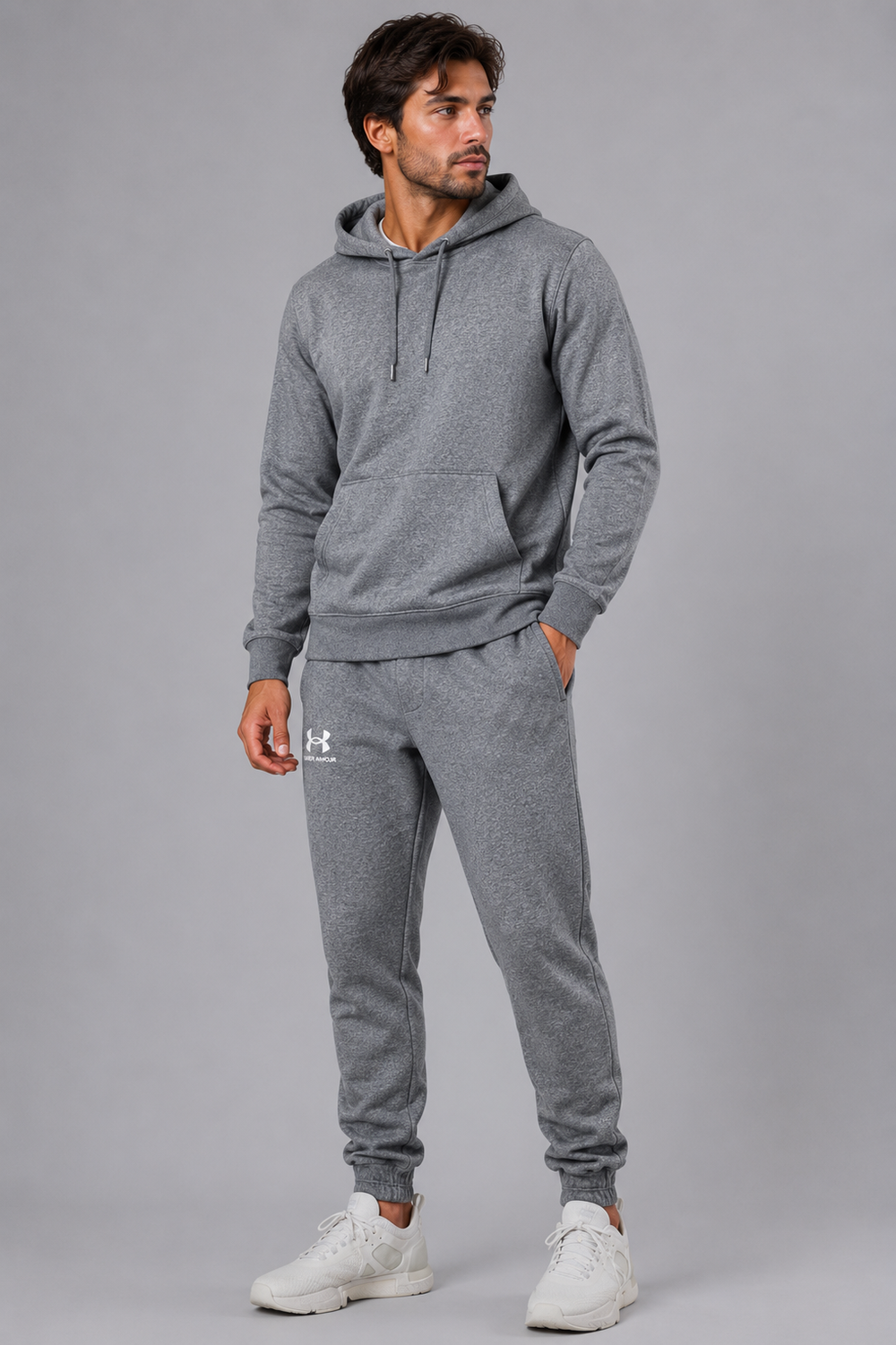Брюки спортивные Under Armour UA Essential Fleece Jogger-GRY