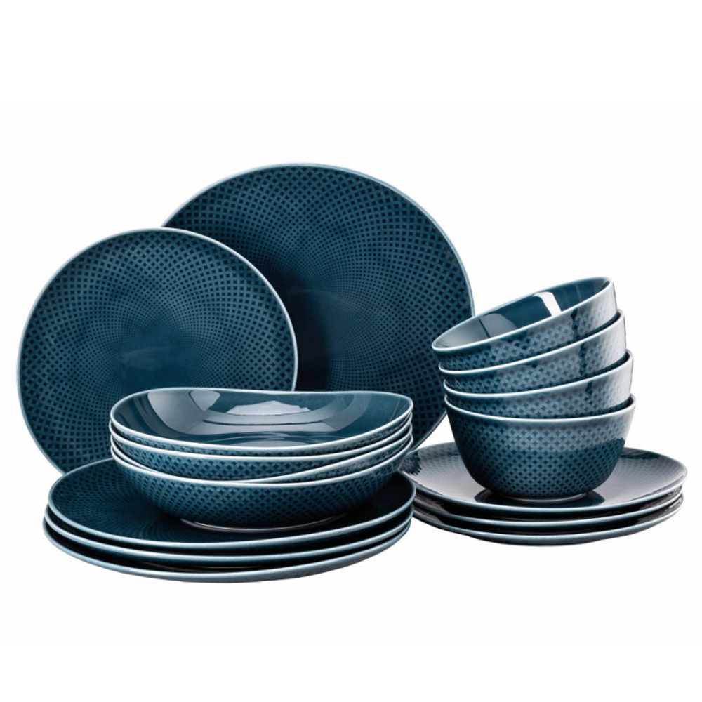 Rosenthal Junto Ocean Blue - Porzellan 16-частный набор