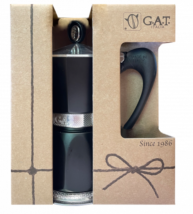 Кофеварка гейзерная G.A.T. FASHION BLACK 103903NE 150ml индукция, алюминий