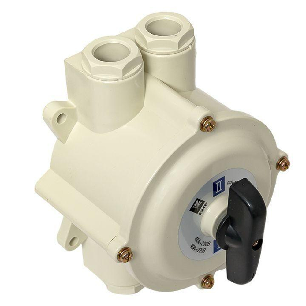 Переключатель пакетный 1-кл. 40А IP56 ПП 4-40/Н2 М2 пл. беж. EKF pp-4-40-4