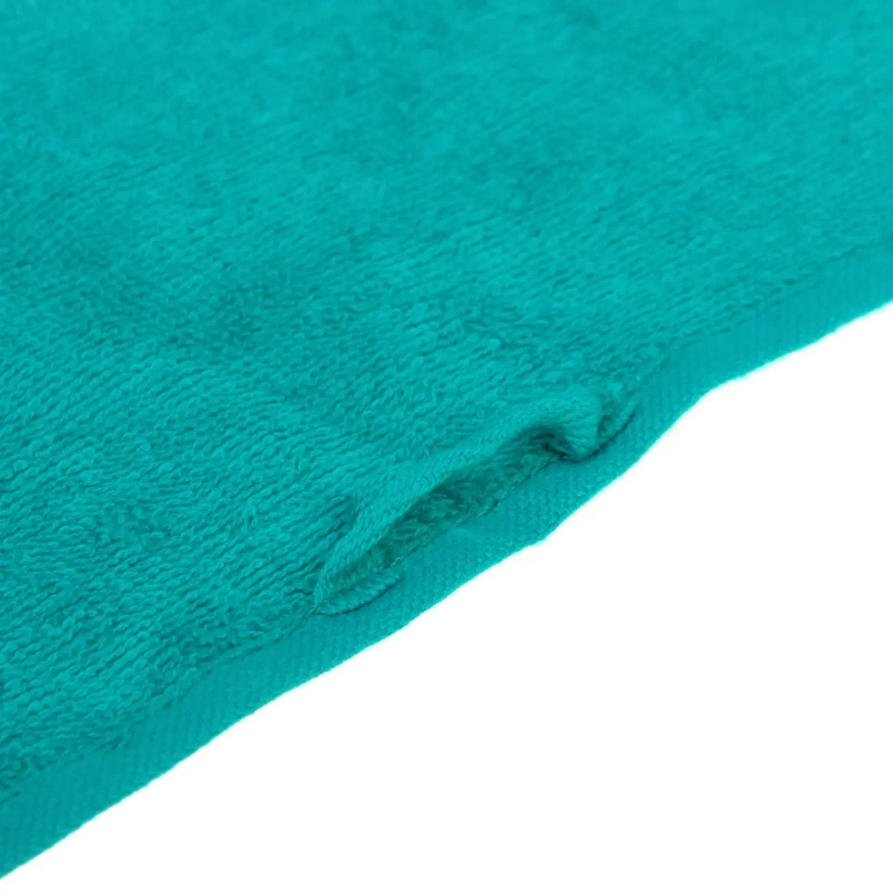 Полотенце махровое 70*140см «LUNA» цвет зеленый 05050 плотность 360гр/м2 с петелькой-подвесом