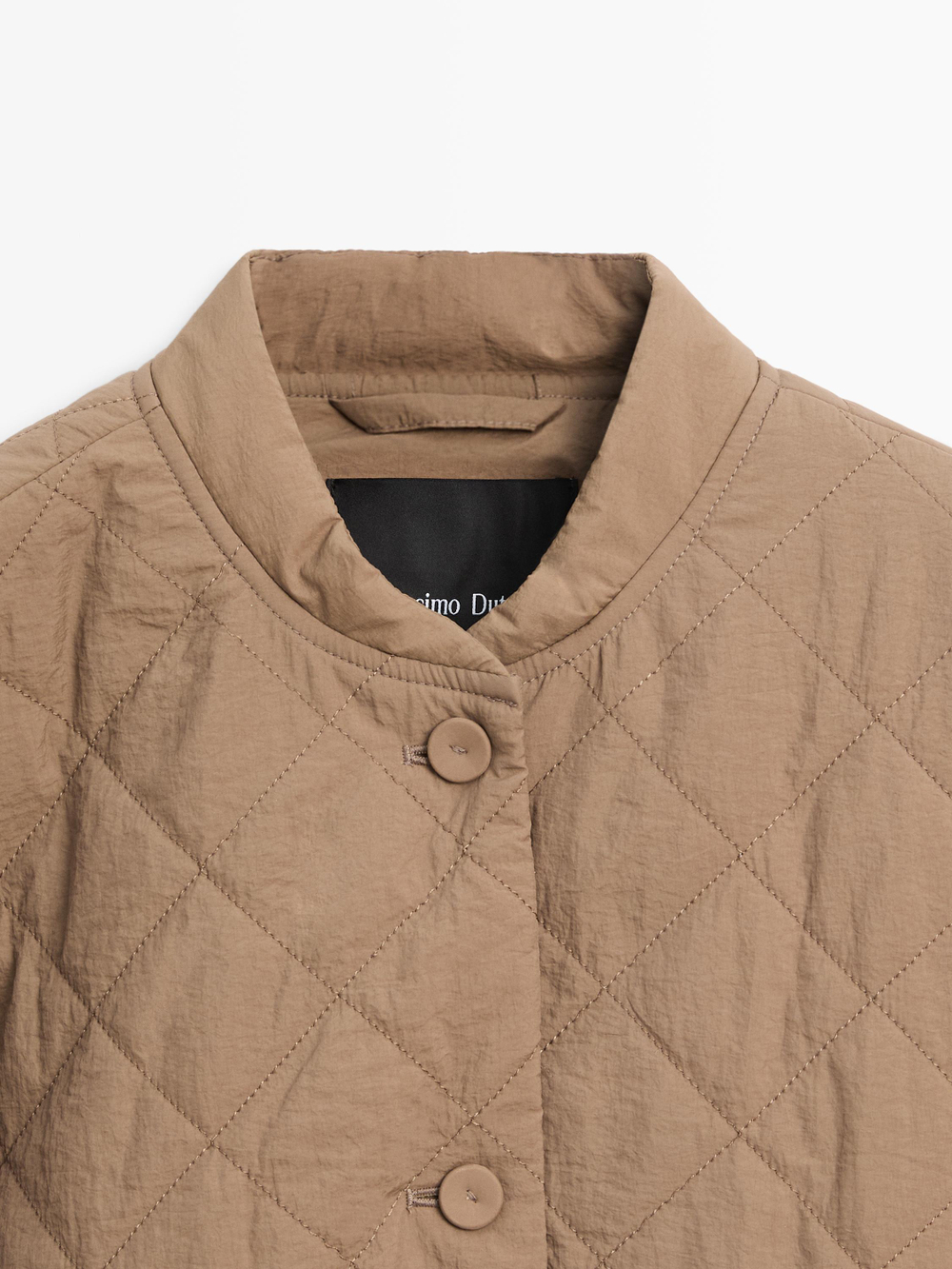 Massimo Dutti Куртка-бомбер, коричневый