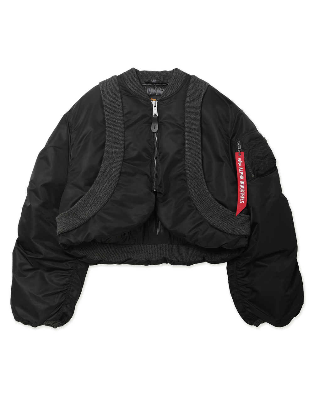 Бомбер Knit Rib Ma-1 Flight Jacket W