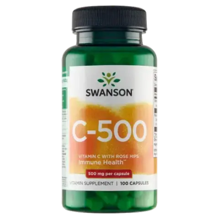 Swanson Витамин C 500 мг - 100 капсул