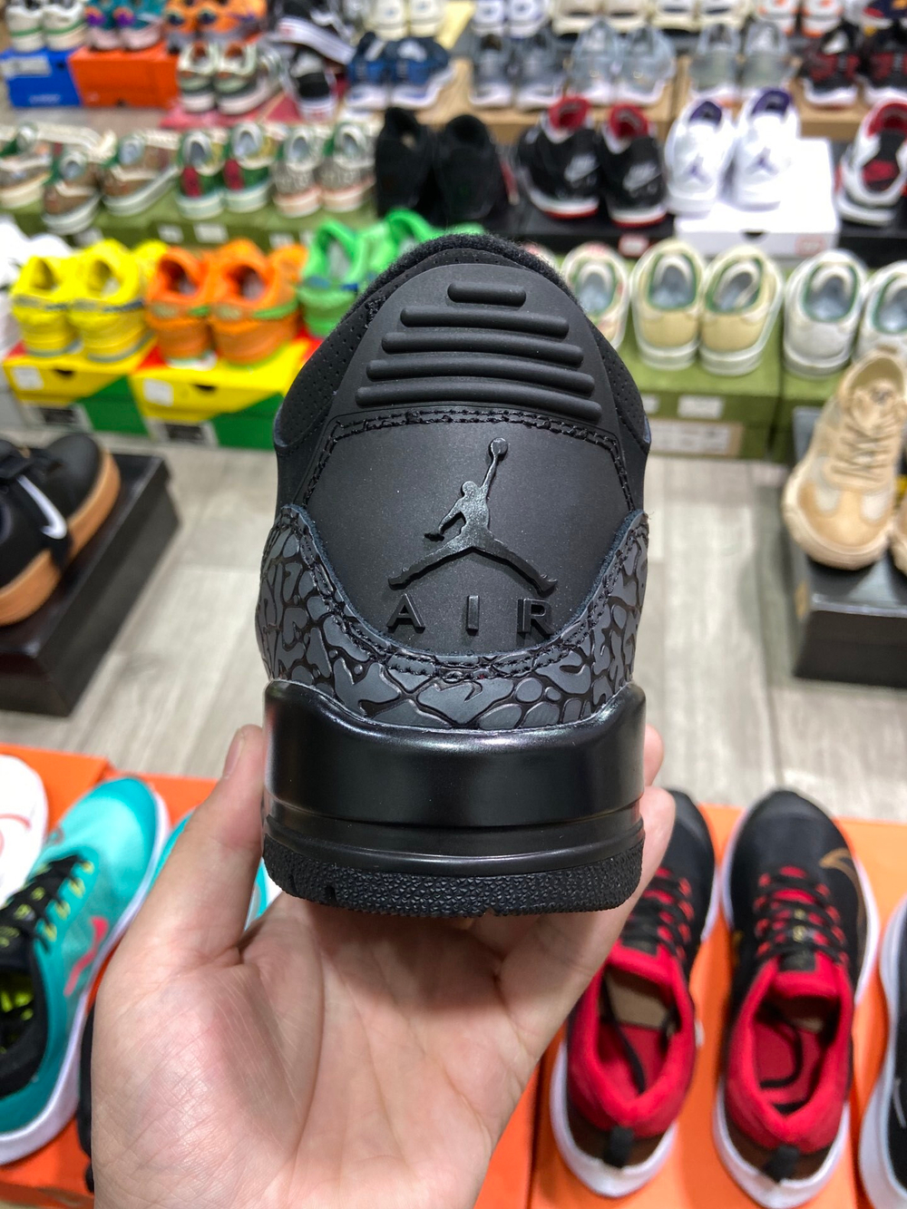 Air jordan cheap iii black