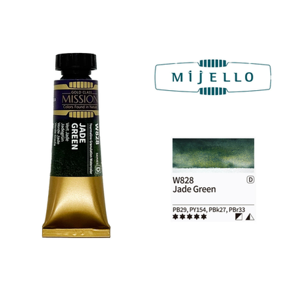 Акварель Mijello Granulation 15 мл. W828 [D] Jade Green