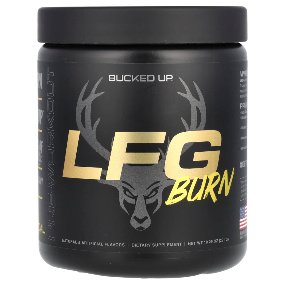 Bucked Up, LFG Burn, предтренировочный комплекс, со вкусом тропических фруктов, 291 г (10,26 унции)
