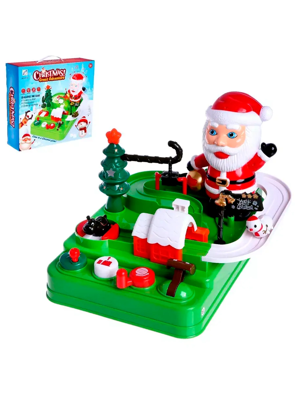 Настольная игра-лабиринт Рождественская гонка