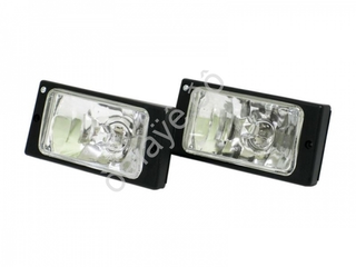 Противотуманки с лампой 2110-2115  Белые Гладкие 12343 кт