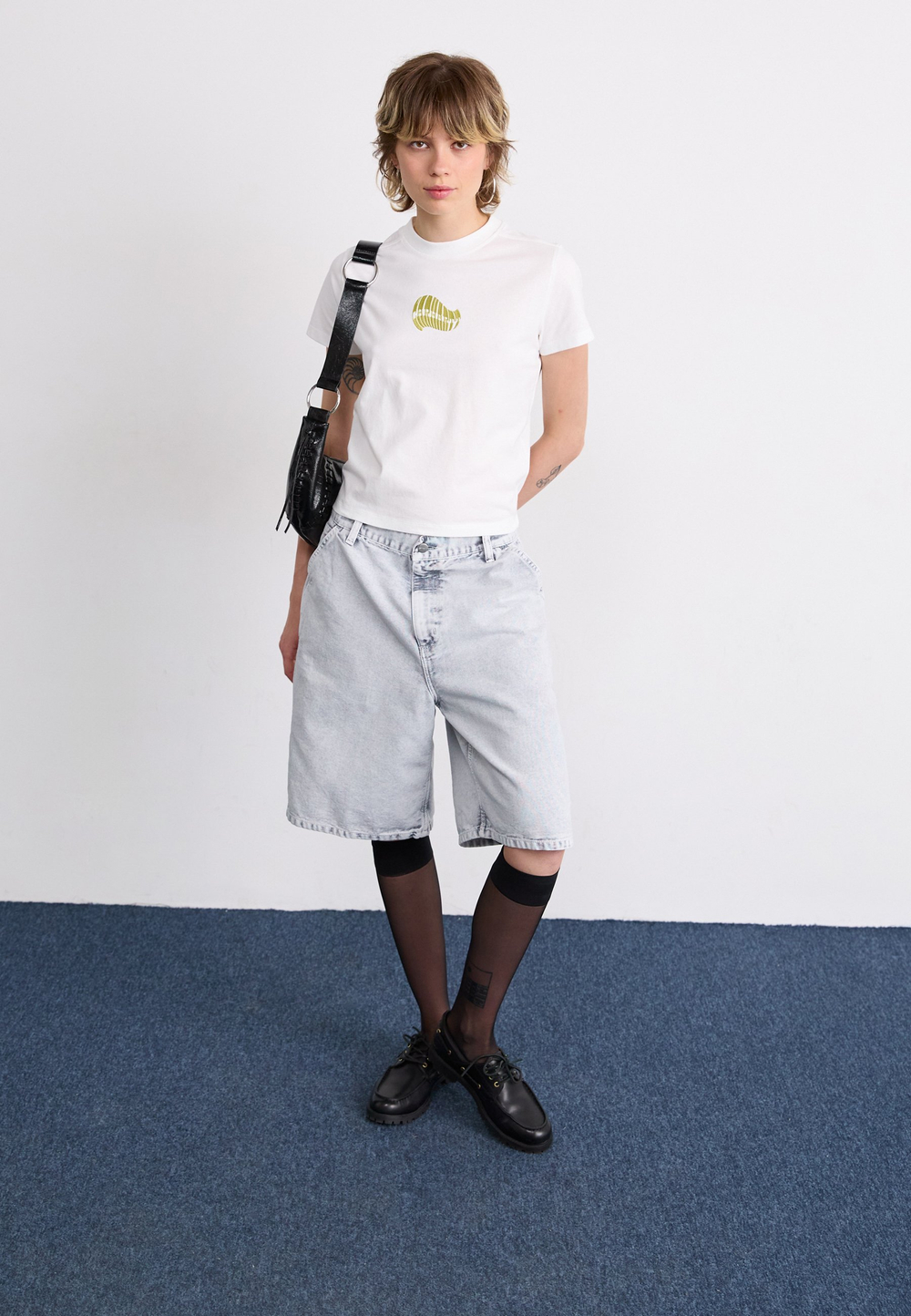 Carhartt WIP BRANDON - Шорты - Чёрный