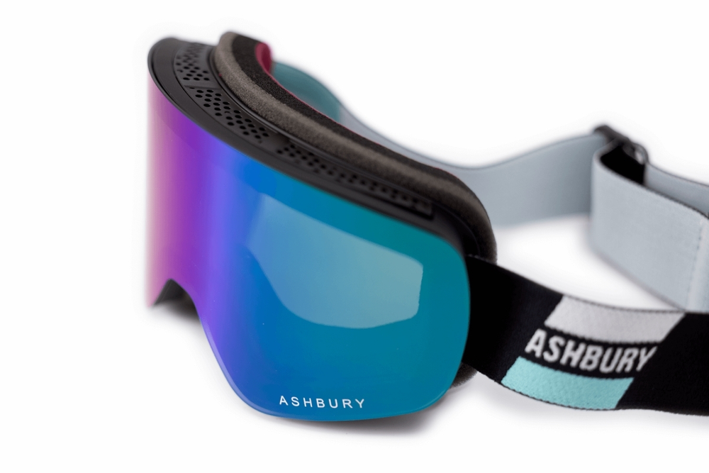 Маска горнолыжная ASHBURY SONIC MERLIN (TEAL MIRROR LENS/YELLOW SPARE)