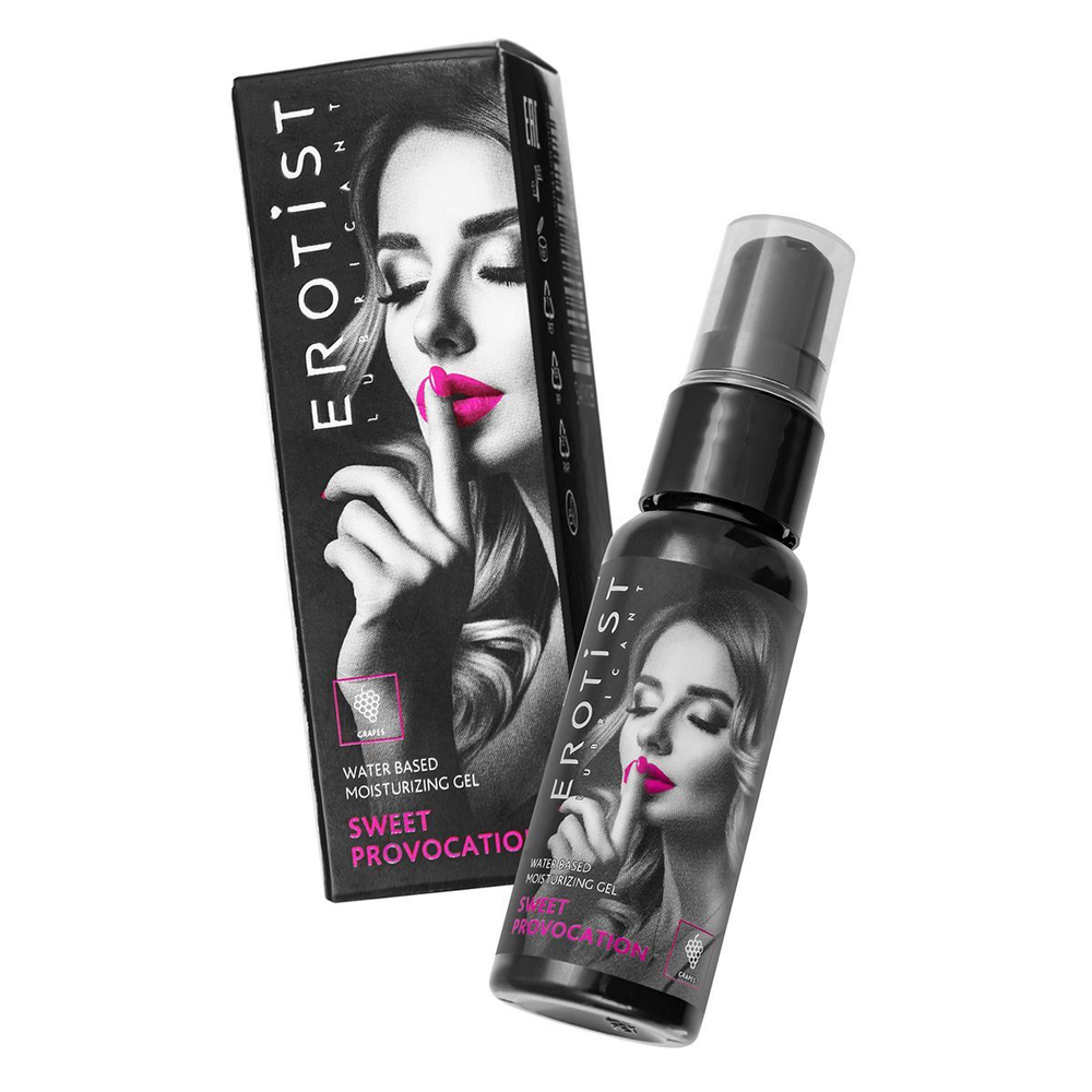 Съедобный гель для орального секса Erotist, виноград, 30 мл