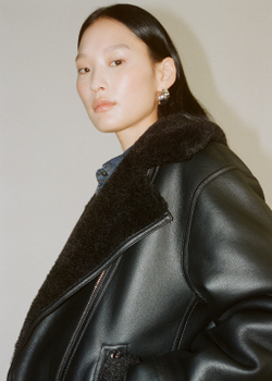 Искусственная куртка-дубленка