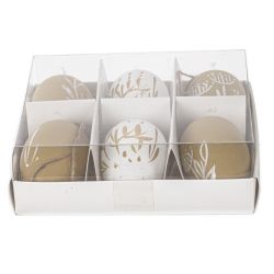 GAEM Набор из 6-ти изделий декоративных подвесных "Яйцо" (3,5*5,5), L15 W13 H5 см