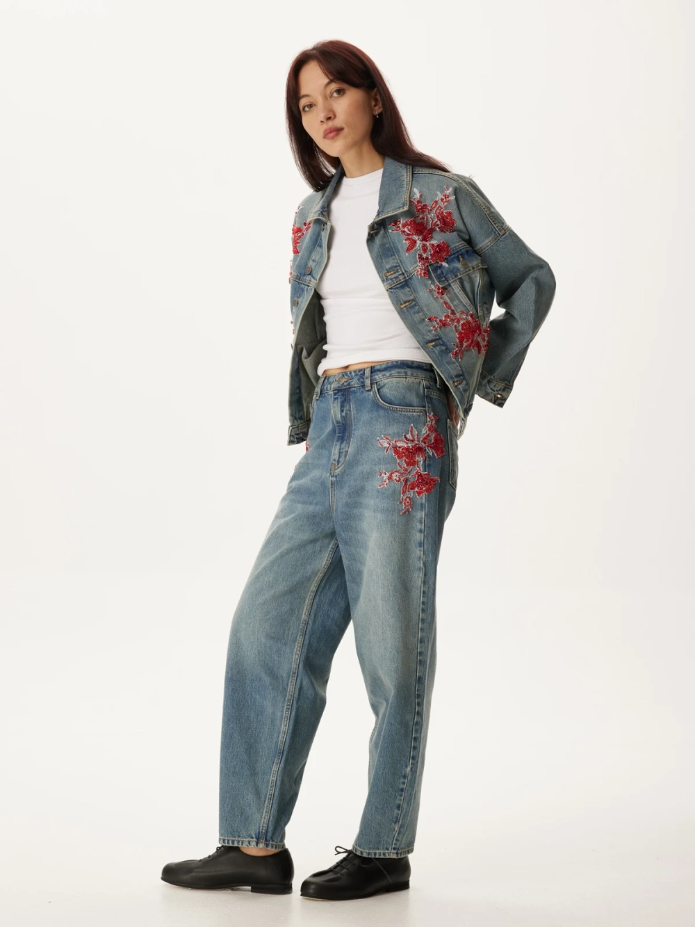 Джинсы АУРА, синий