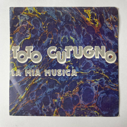 Винтажная виниловая пластинка 7 дюймов (маленькая пластинка) Toto Cutugno La Mia Musica (Италия 1981)
