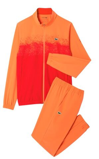 Мужской теннисный костюм Lacoste Tennis x Novak Djokovic - Оранжевый
