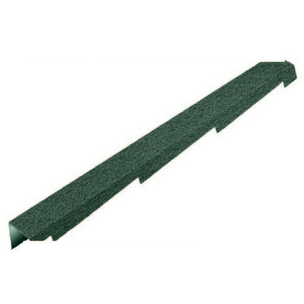 Планка торцевая Metrotile темно-зеленая левая