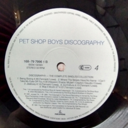 Винтажная виниловая пластинка LP Pet Shop Boys Discography (The Complete Singles Collection) (Germany 1991)
