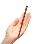 Деревянная заколка-шпилька из красного дерева (махагон). Hю 13