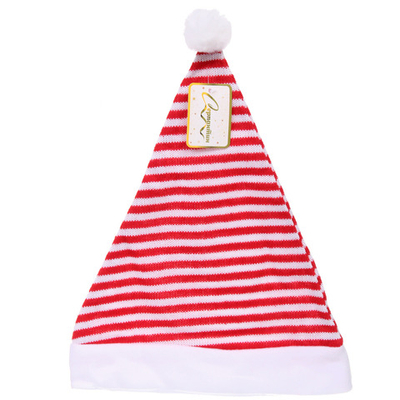 Колпак новогодний «Новогодние полосы», красно-белый