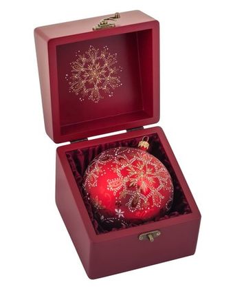 Christmas ball in wooden gift box SH01D03102019001