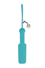 Голубой кожаный пэддл - 37 см. (Цвет: голубой)