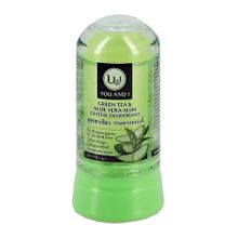 U&amp;I дезодорант кристалл (минерал) зеленый чай и алоэ вера 80 гр
