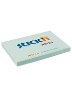 Карточки с клеевым слоем STICK N HOPAX, 76*101 мм, голубой цвет, 100 листов