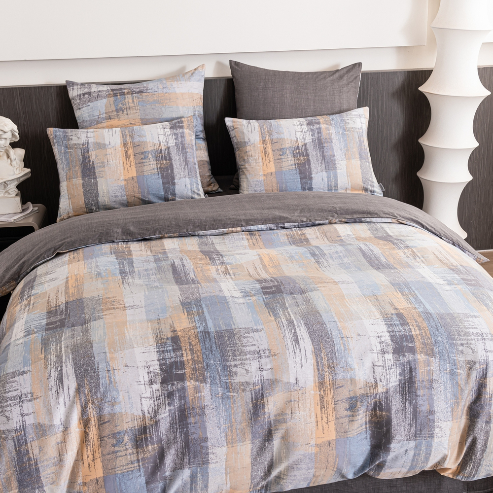 Комплект постельного белья Люкс Сатин 100% хлопок на резинке AR358